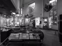 A Little Boy replica at the Bradbury Museum of the Los Alamos National Lab. The is in the main exhibit gallery but is not the star of the show by any measure, perhaps understandable given Los Alamos many other activities over the years and their desire to highlight their work that benefits non-military purposes.