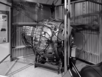 A replica of the Gadget at the Nuclear Museum in Albuquerque.