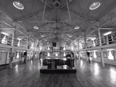 A model of Little Boy located at Wendover Historic Airfield, in Utah, on the California border. The base, once neglected, is now being restored. This model, made by John Coster-Mullen, is considered one of the most accurate and is a centerpiece of the historical base, though the weapon was never here. Wendover was where the crews of the B-29s practiced dropping the bomb.