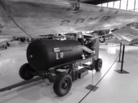 At Wings Over the Rockies, an aerospace museum in Dallas. This Little Boy sits on its transport cart (uncommon to see). You can see the bomb again with its cart is image #4 of the model plane being loaded.