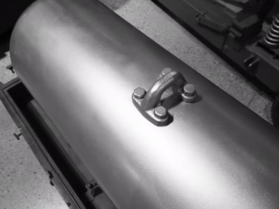 Although the bomb had fuzing and other safety devices, on the version meant to be carried externally under an aircraft's wing, there does not appear to have been any way to insert the nuclear core once in the air. This is especially odd in that the bomb then would been "armed"--in the sense of being ready to explode--while still on the deck of the aircraft carrier. At the Nuclear Museum in Albuquerque.