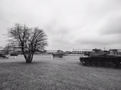 The Honest John, with a maximum range of fifteen miles in its first version and thirty miles in its improved version, was seen as a weapon to support ground troops, destroying enemy formations and bridges in and just behind enemy lines. Located at Camp Atterbury, part of the Indiana National Guard, near Edinburgh, Indiana.