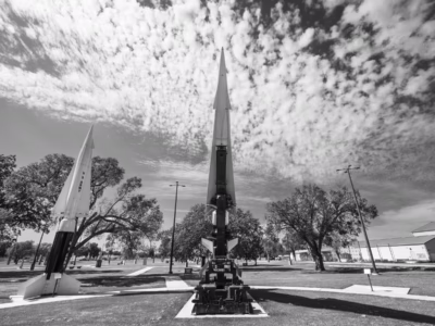 The Nike-Hercules was deployed in 1958 and was eventually replaced by the Patriot missile. These two located at Ft. Sill's outdoor display area next to the US Army Field Artillery Museum.