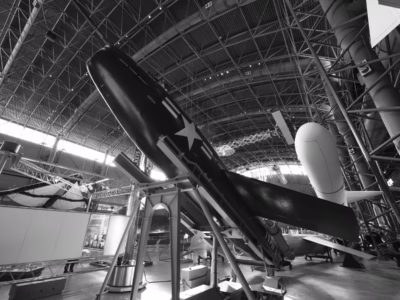 In the first half of its life the Regulus was carried by aircraft carriers and cruisers, in addition to submarines. At its peak in 1957, sixteen ships could carry the missile. At the Smithsonian Air and Space Museum Annex.