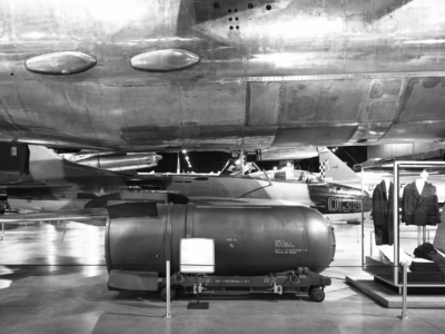 About 500 Mark 41s were built. These were the days when the military's plan for nuclear war envisaged multiple waves of bombers attacking and counterattacking with nuclear weapons over several days. This unit is located at the National Museum of the US Air Force, in Dayton, Ohio.